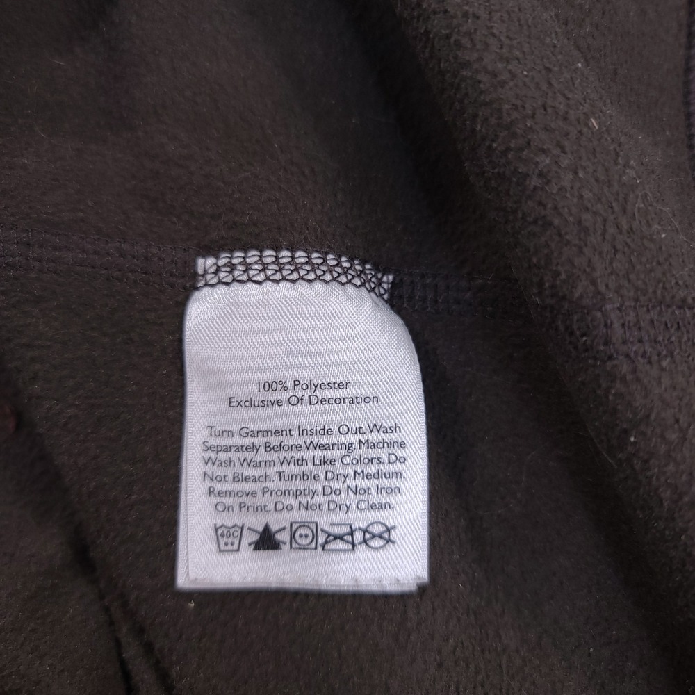 Eddie Bauer Mens First Ascent Fleece Shirt Size Large Brown Quarter Zip Jacket - Picture 6 of 6